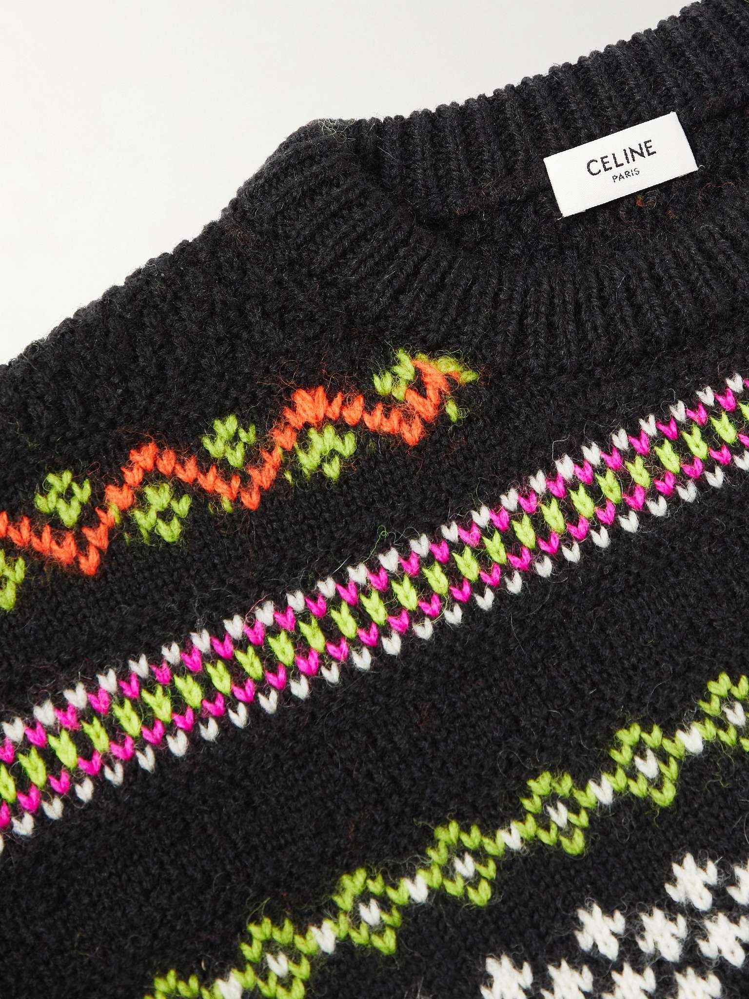 Studded Fair Isle Wool Sweater - 5