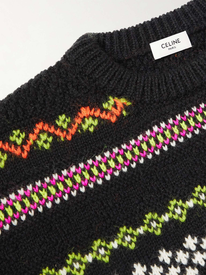Studded Fair Isle Wool Sweater 5