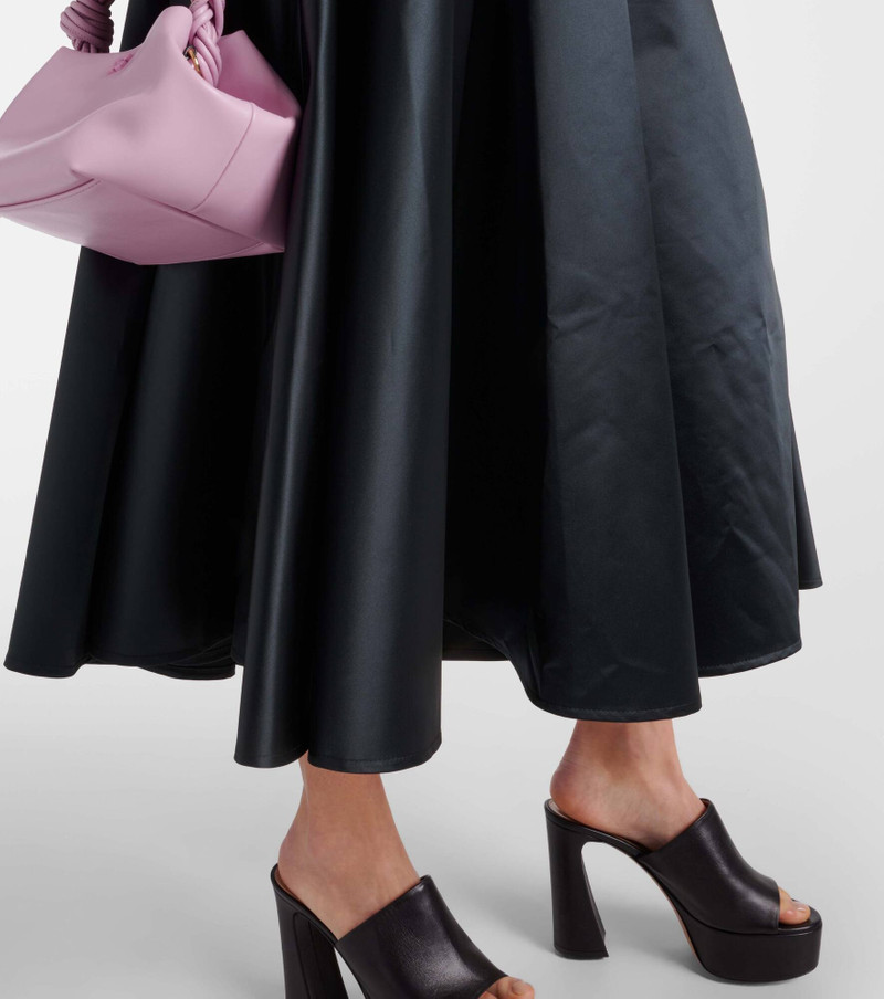 High-rise duchesse satin maxi skirt 5