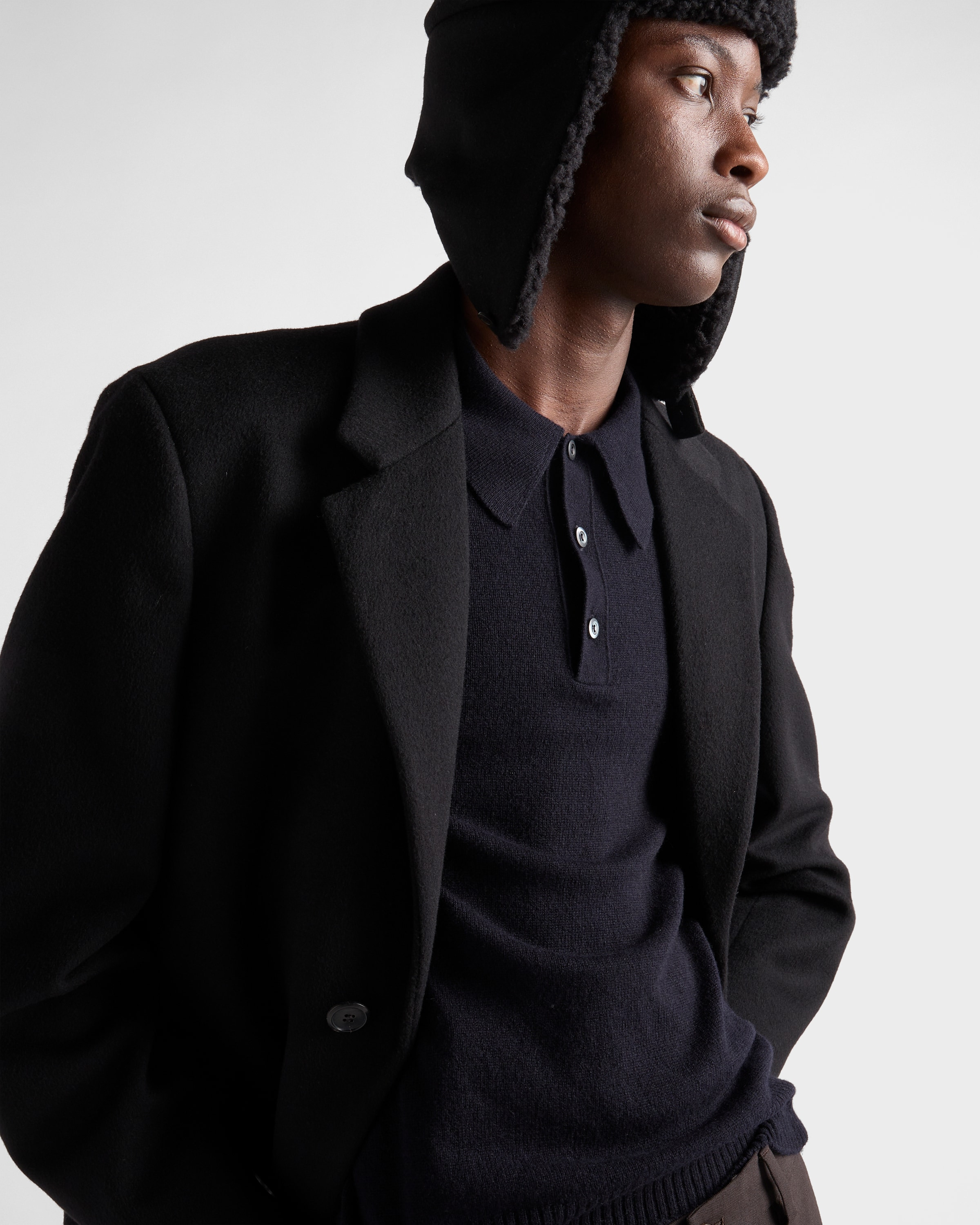 Cashmere polo shirt - 3