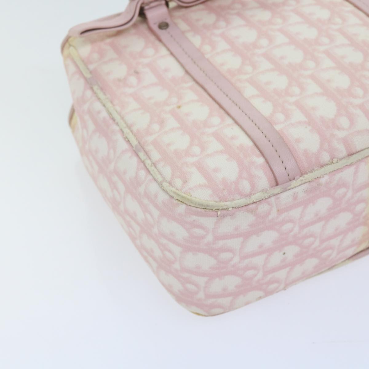 DIOR Trotter Romantic Hand Bag Leather Pink 09 Bo 09 Bo - 16