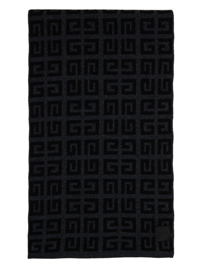 Givenchy Black & Gray 4G Scarf outlook