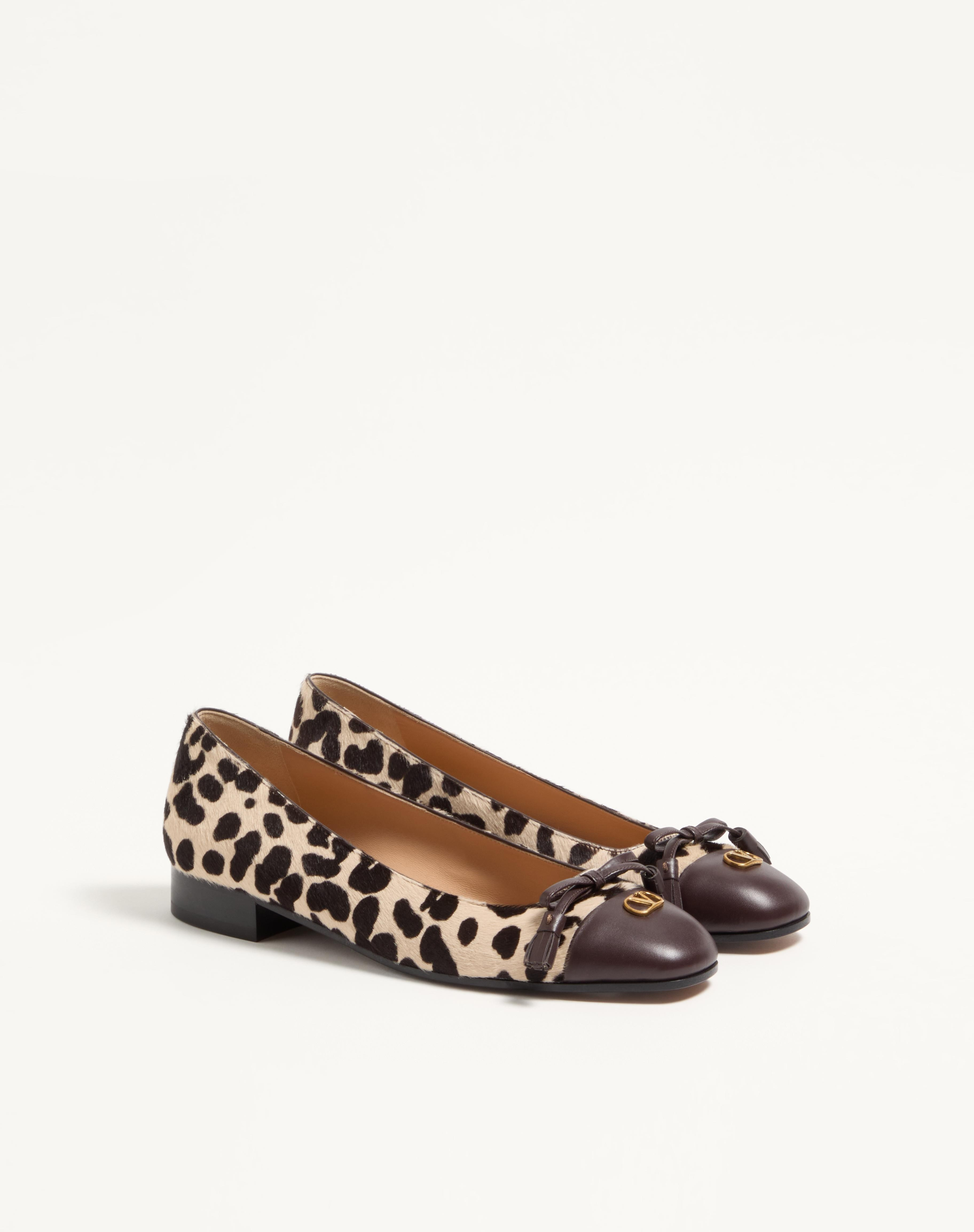 VALET DU ROI BALLERINA IN PONY-EFFECT CALFSKIN 25MM - 3