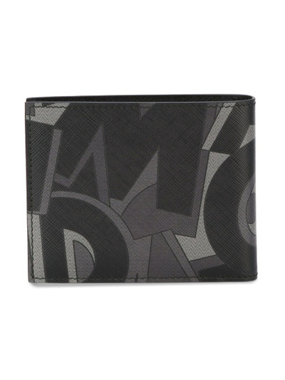 Salvatore Ferragamo logo print square wallet outlook