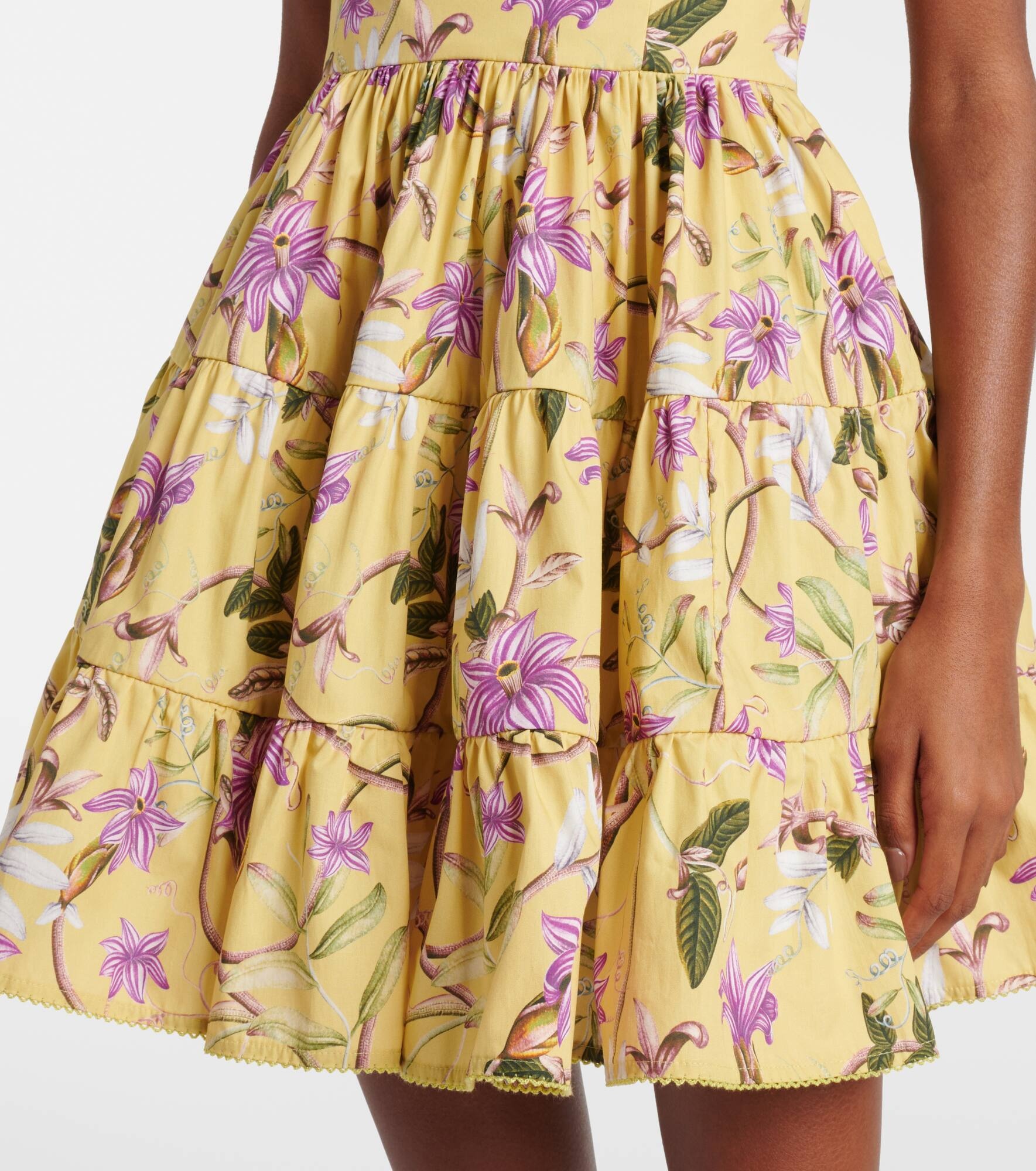 Lima printed cotton minidress - 5