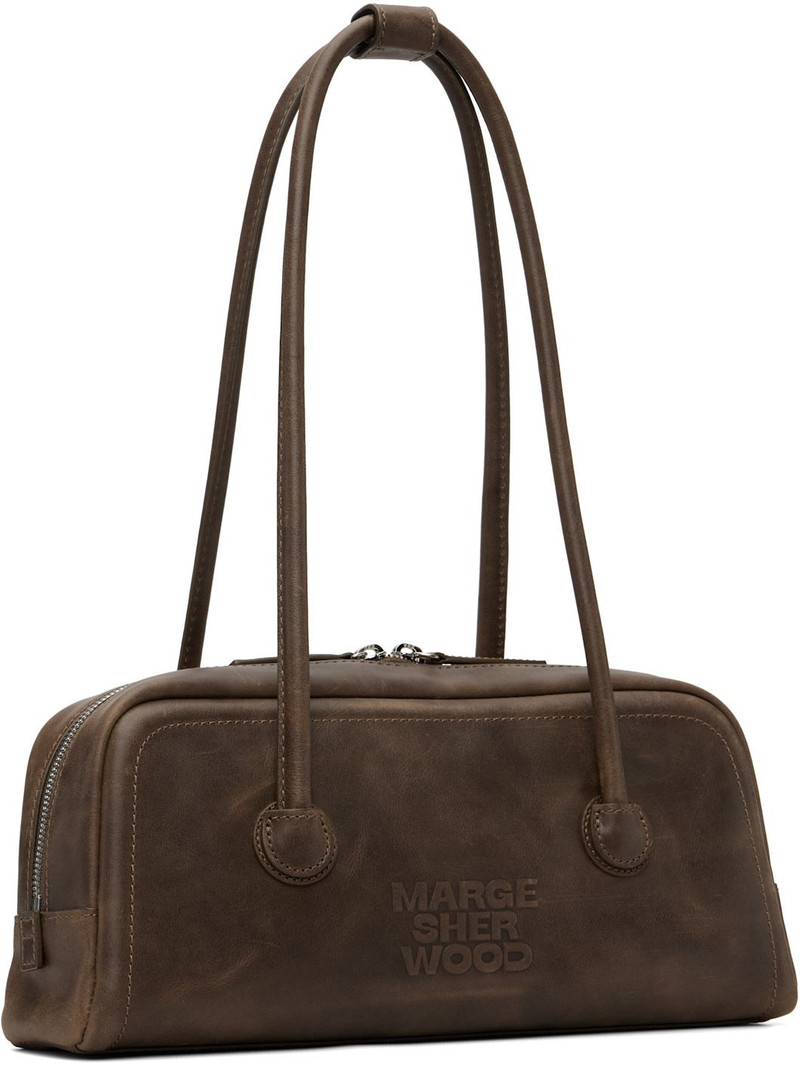 MARGESHERWOOD Brown Soft Boston EW Bag outlook