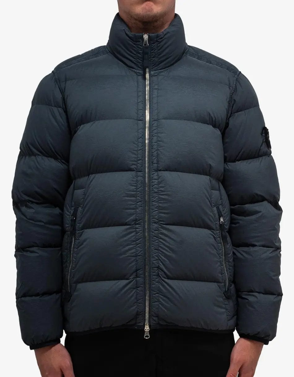 Stone Island Grey Down Jacket - 3