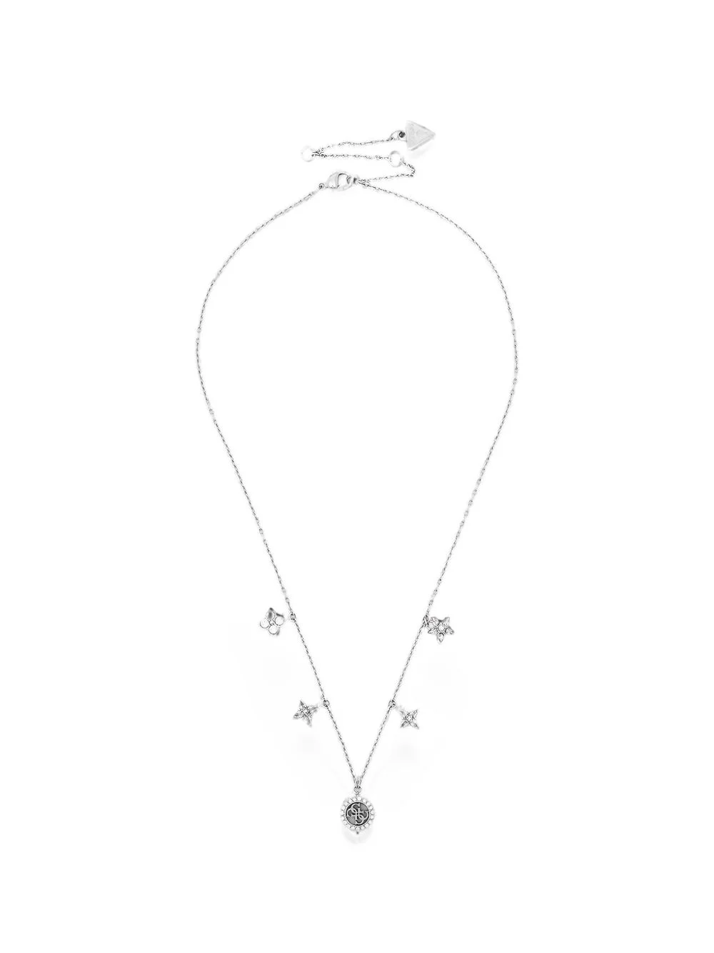 16-18" flower charms necklace - 1