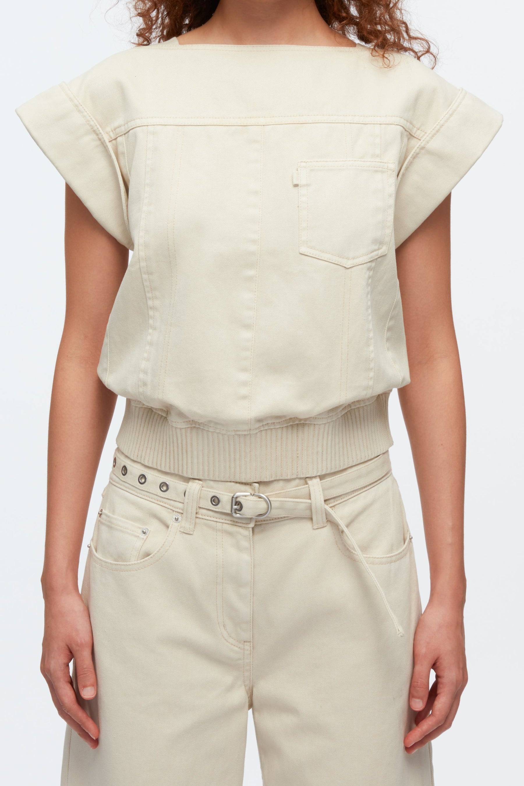Deconstructed Denim Top - 2