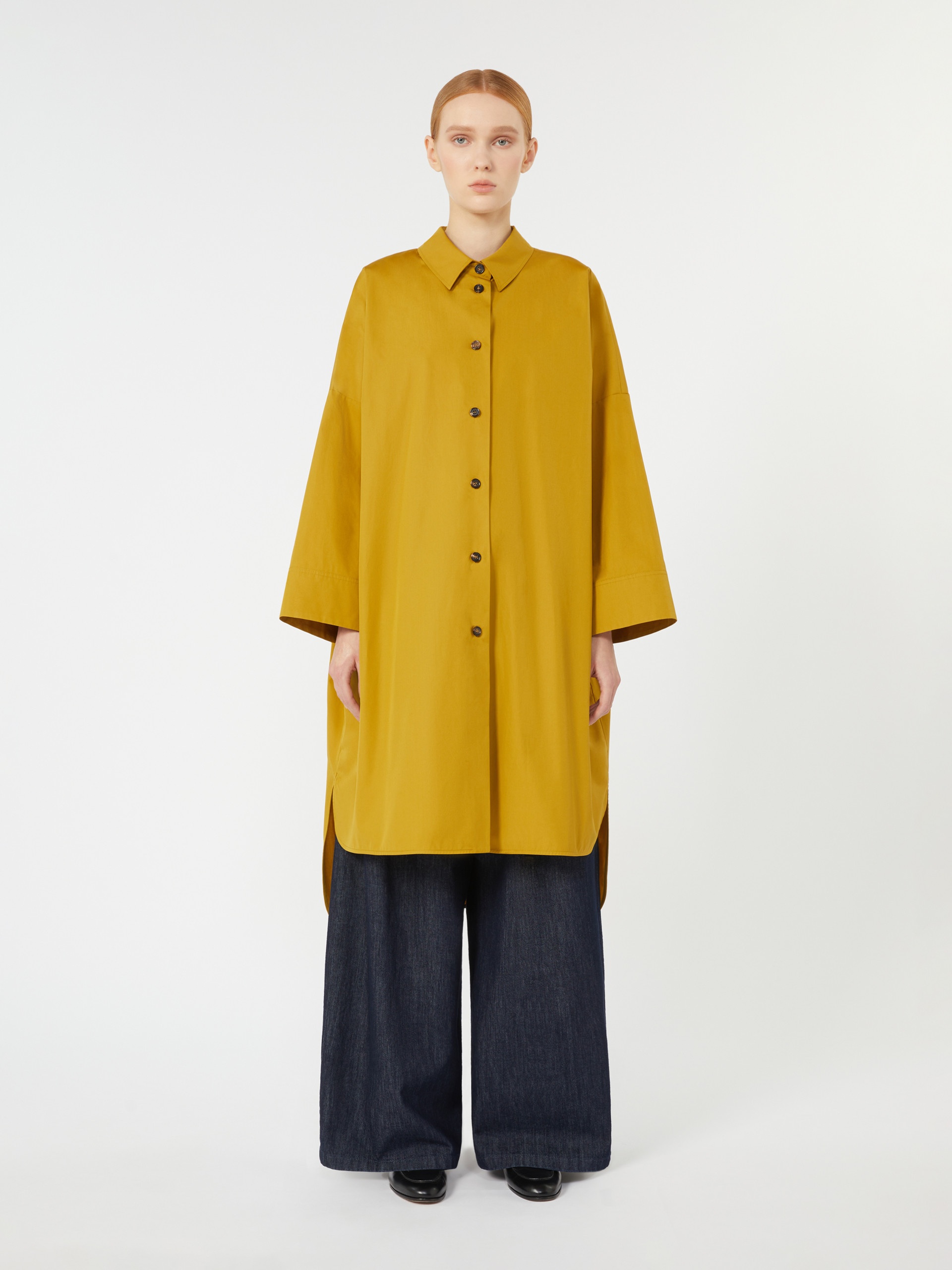 VERONICA Cotton poplin shirt dress - 3