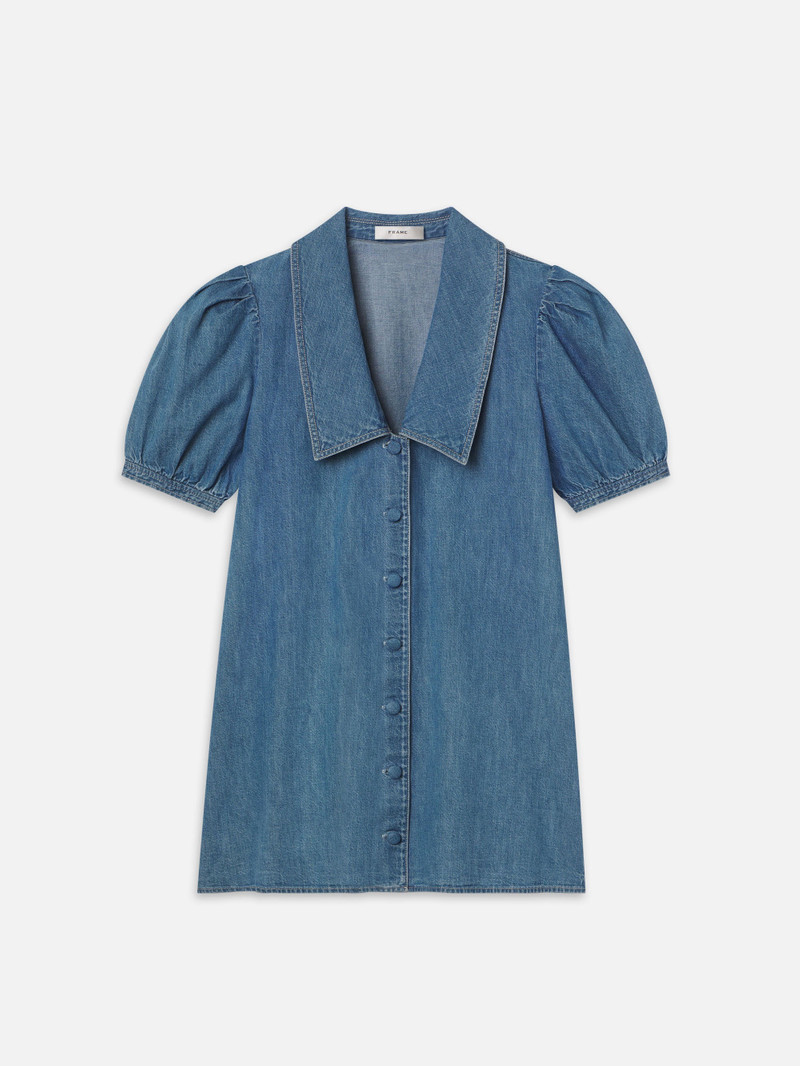 Denim Sailor Dress in Starlet 1