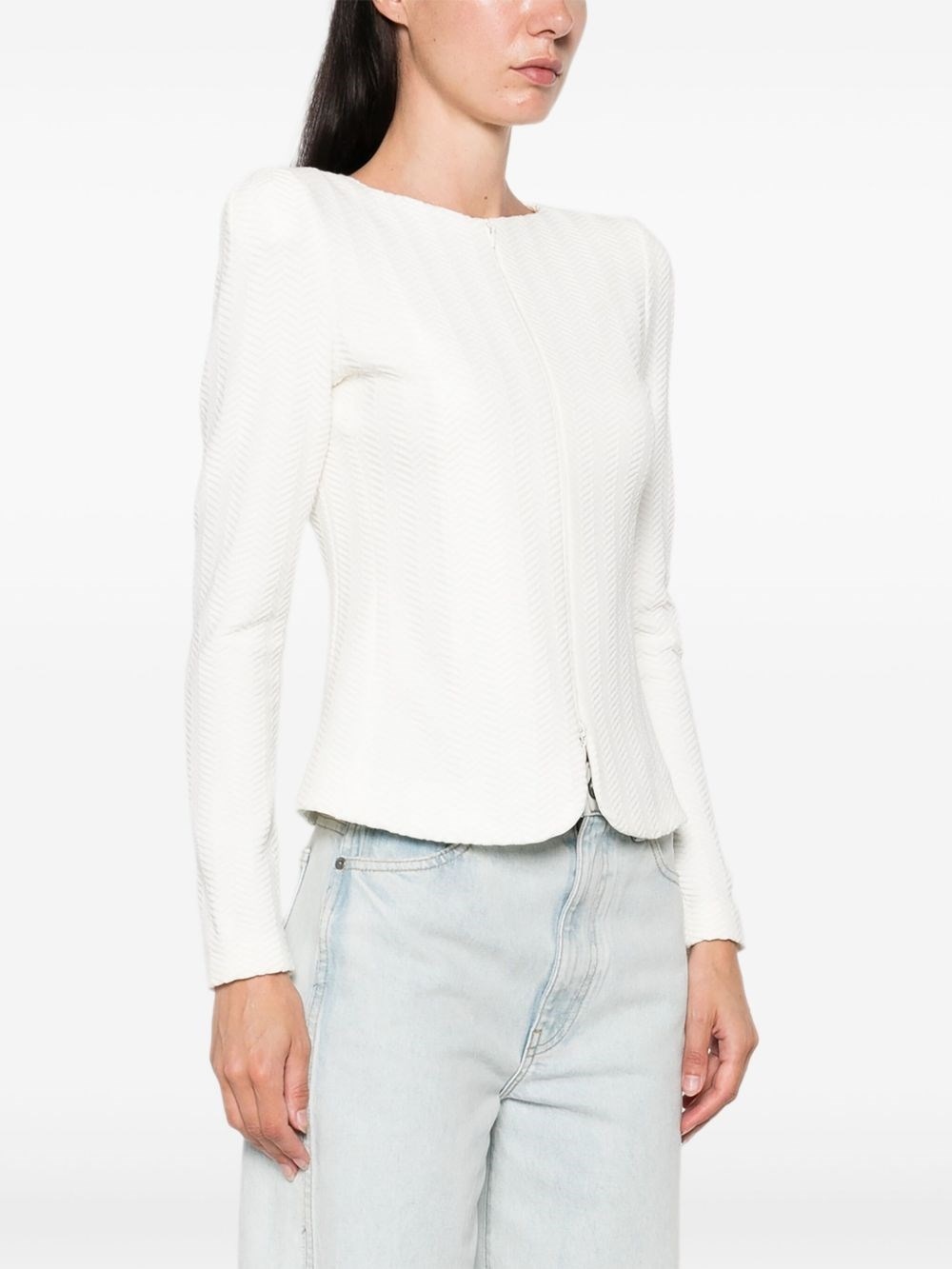 Cotton blend blazer jacket - 4