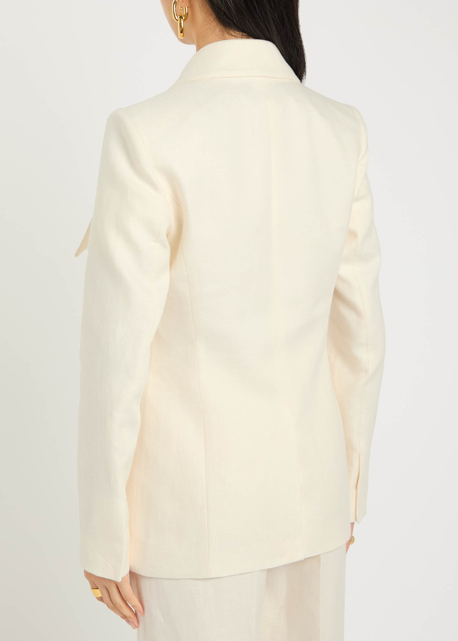 Gabriela Hearst Oslo Linen Blazer - 3
