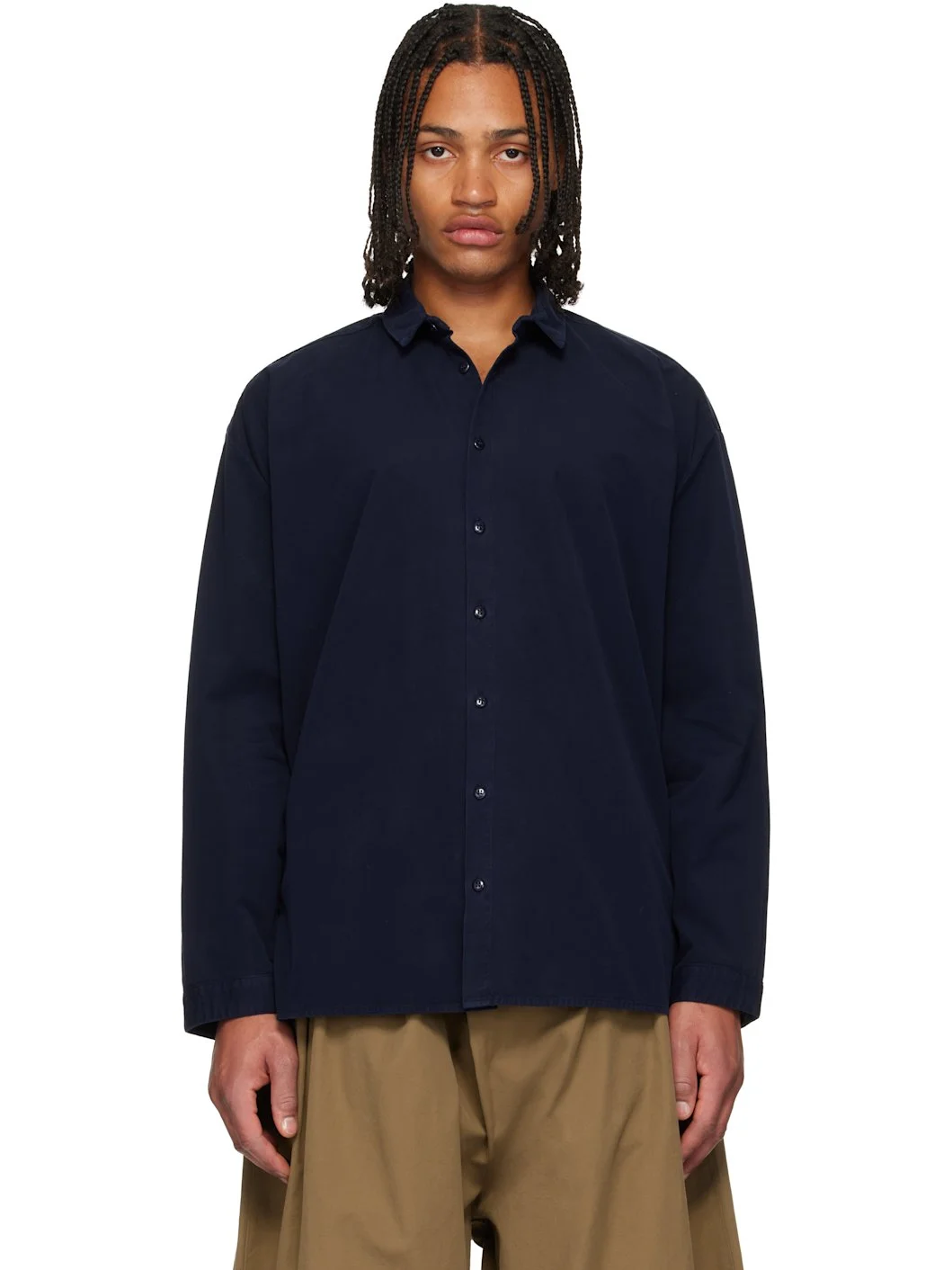 Navy 'The Draughtsman' Shirt - 1