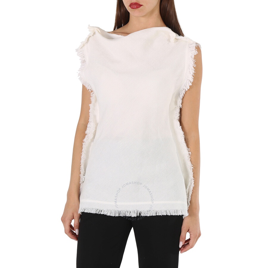 Marni Ladies Fringed Sleeveless Blouse - 3