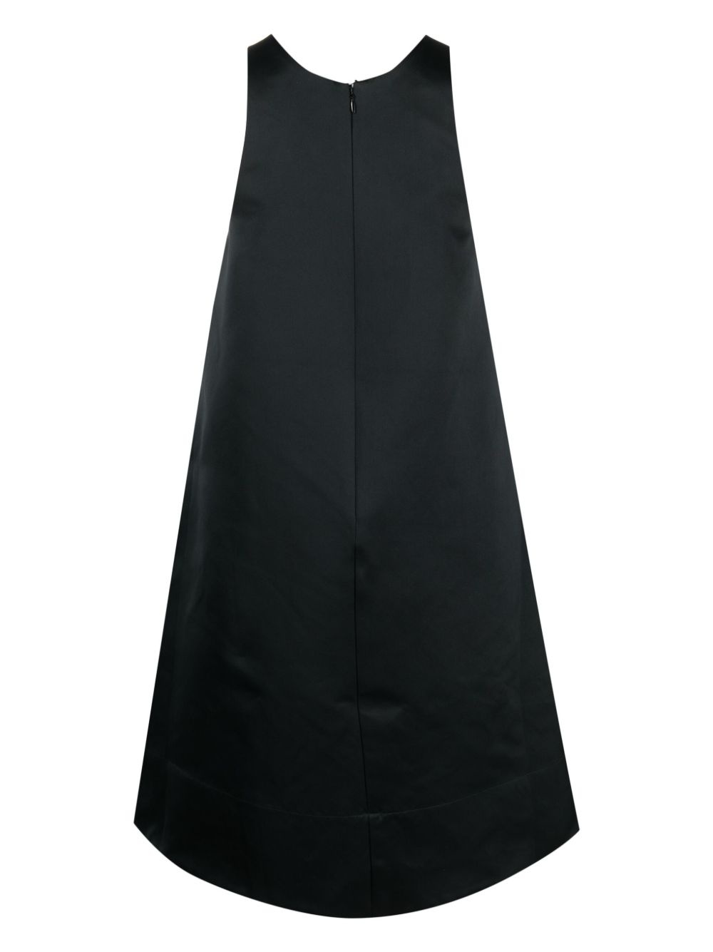 A-line round-neck midi dress - 2