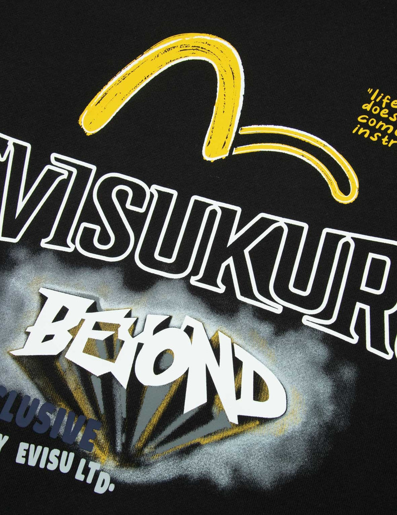 Multi-Logo Print Oversized Sweatshirt 9