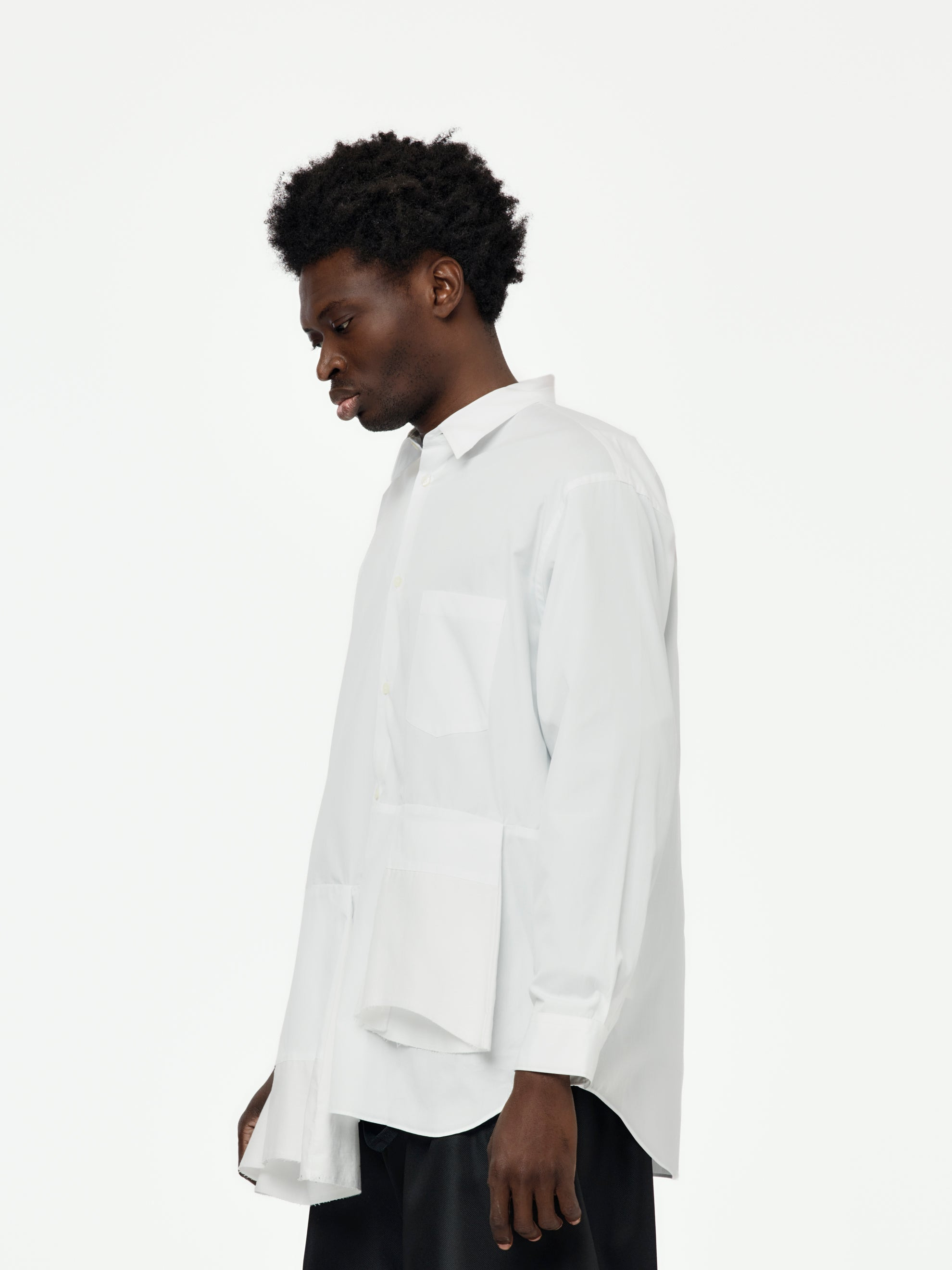 HOMME PLUS SHIRT (WHITE / OFF WHITE) - 2
