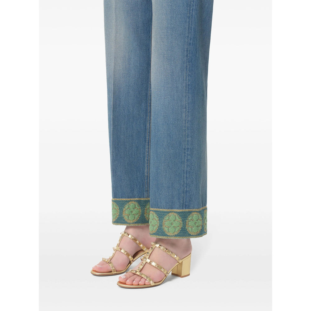 Valentino Garavani Gold Mules Women - 6