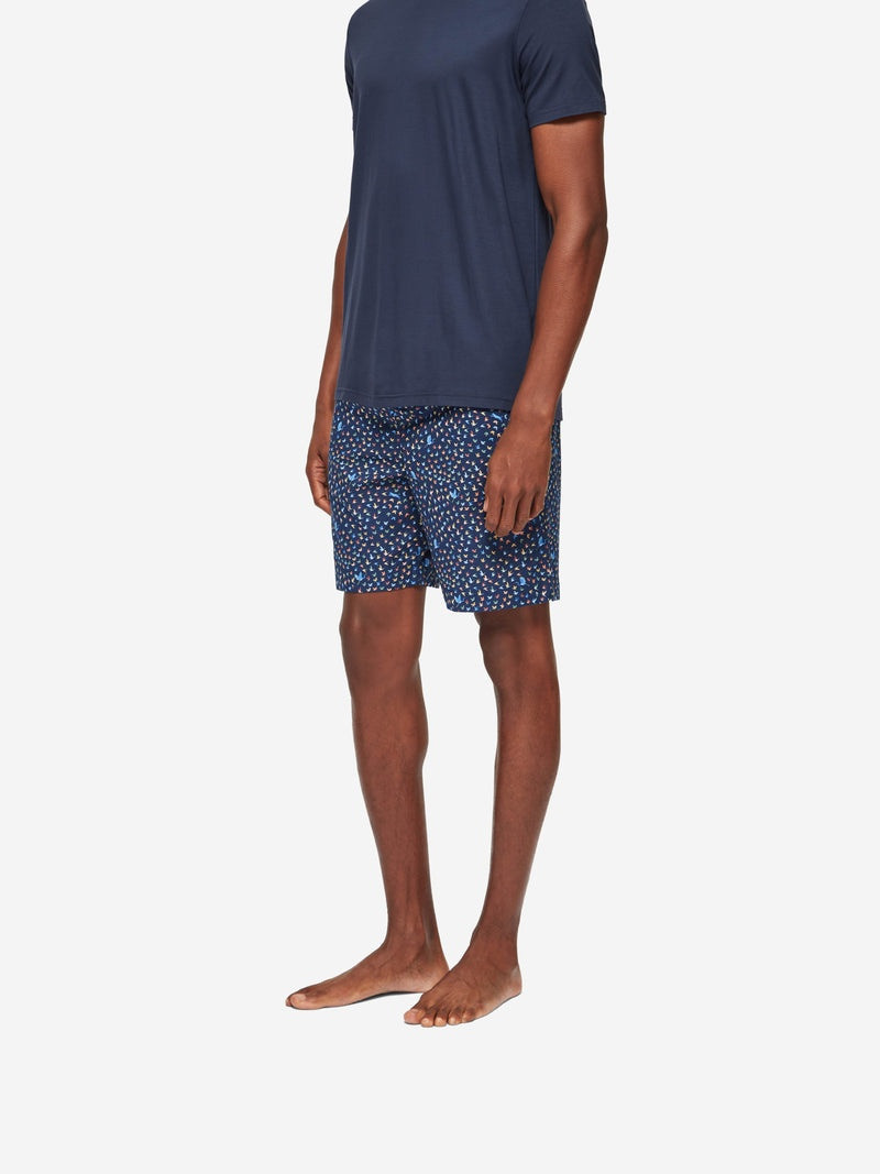 Men's Lounge Shorts Ledbury 58 Cotton Batiste Multi 4