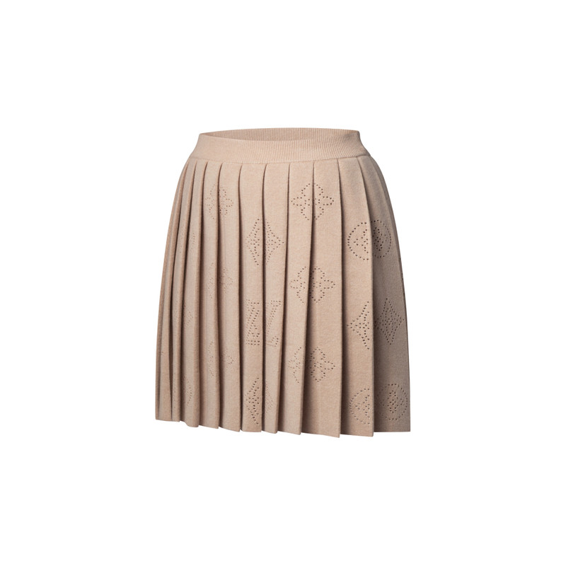 Pleated Mahina Knit Skirt 2