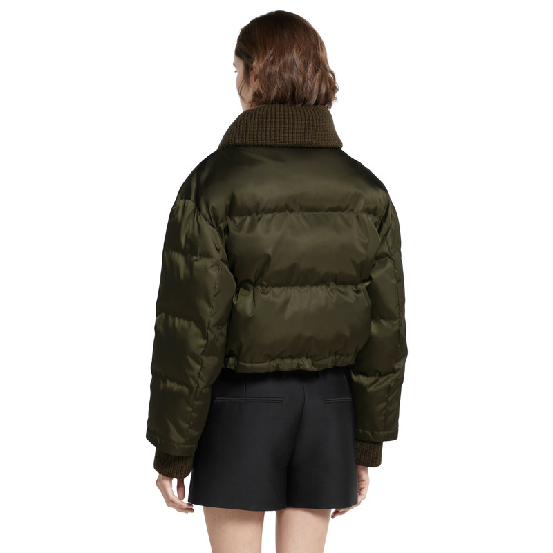 Fine gabardine nylon puffer jacket 4