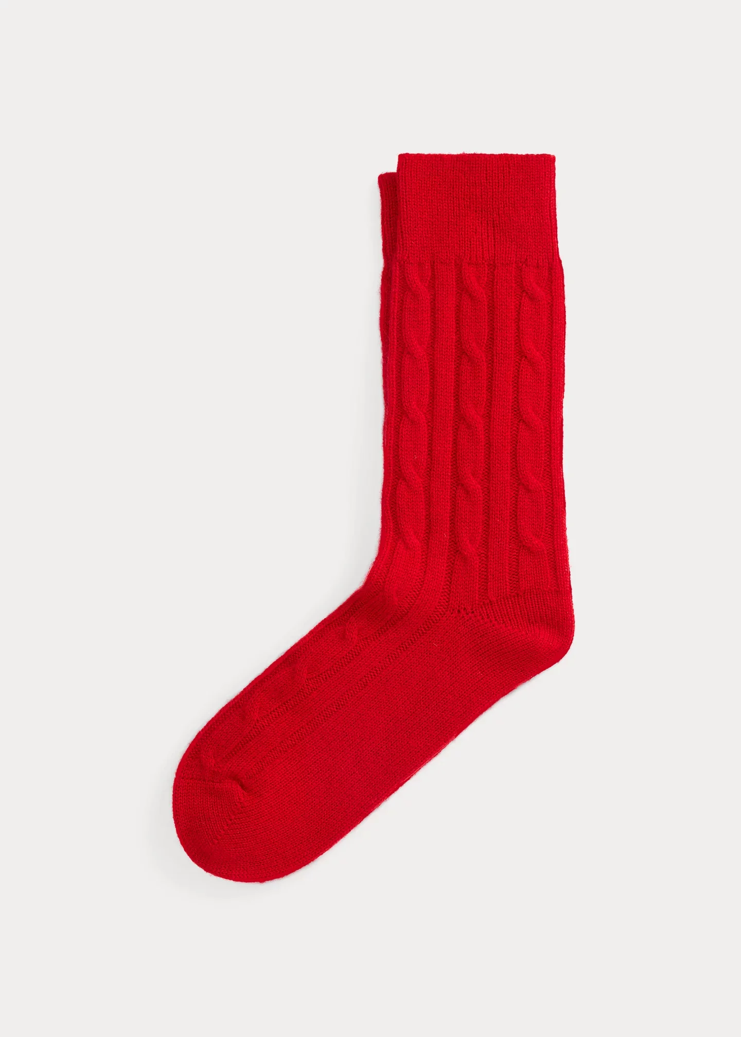 Cable-Knit Wool-Blend Socks - 1