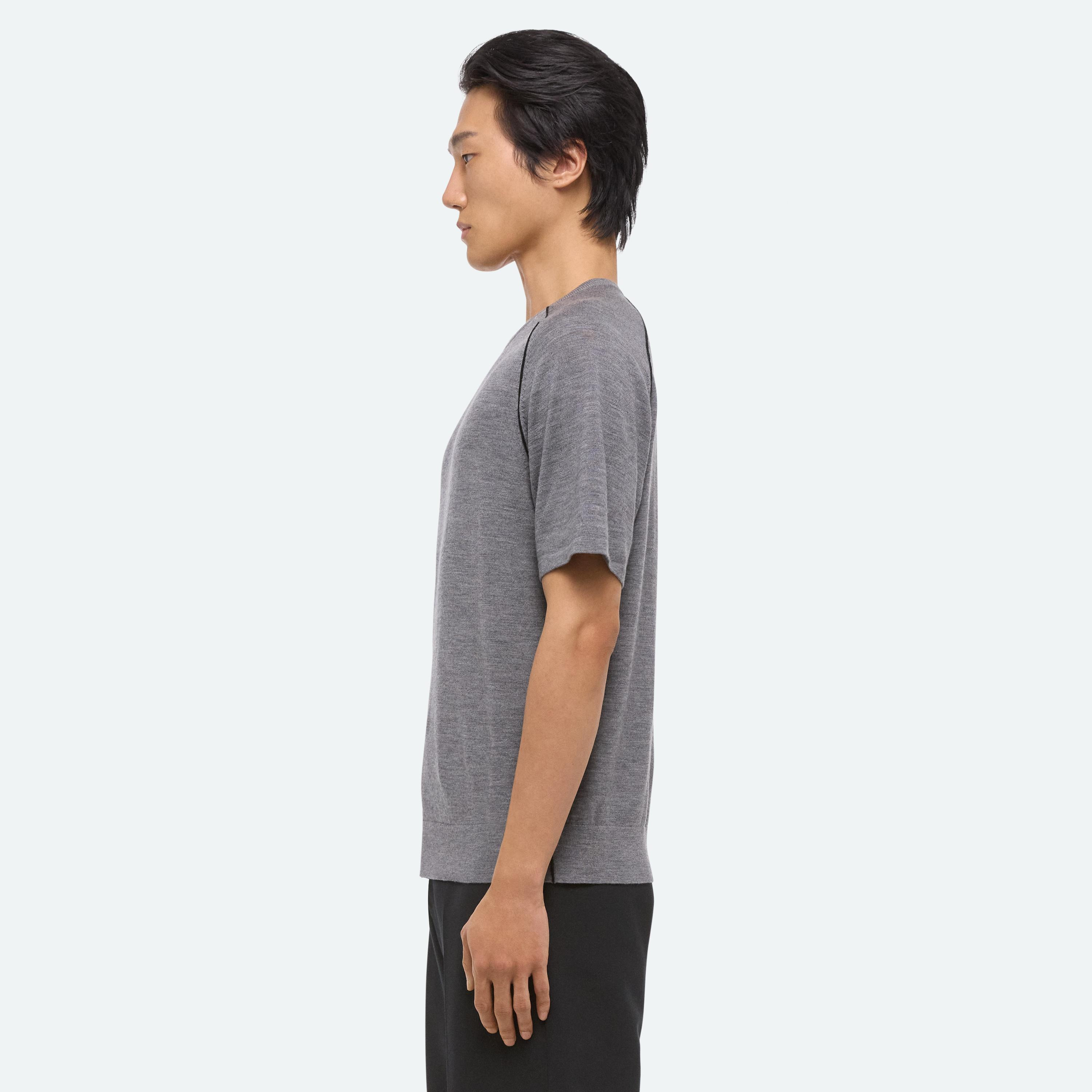 CONTRAST SEAM TEE - 5
