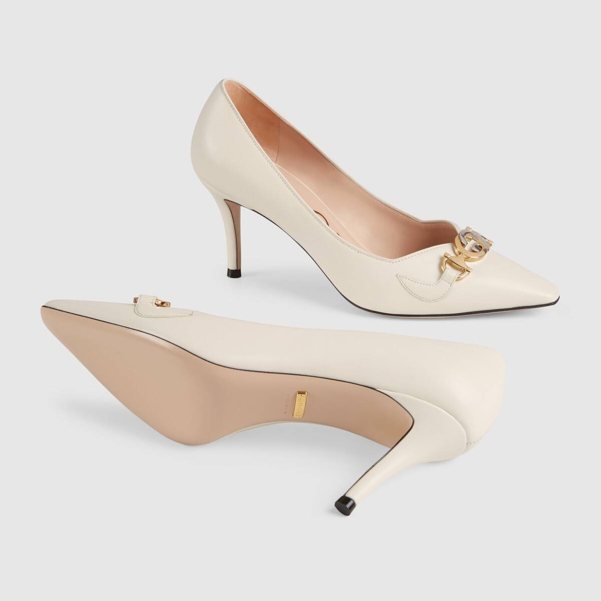 Gucci Zumi mid-heel leather pump - 5