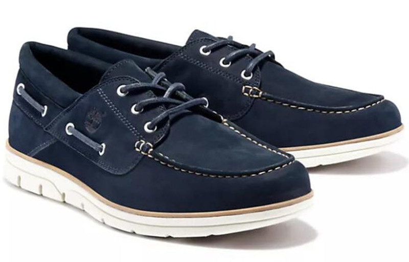 Timberland Timberland Bradstreet 3-Eye Boat Shoes 'Navy' A1HCX019 outlook