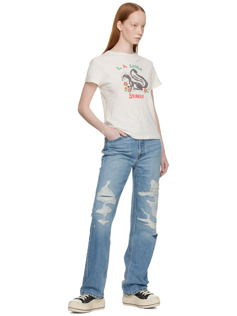 RE/DONE Blue High-Rise Loose Jeans outlook