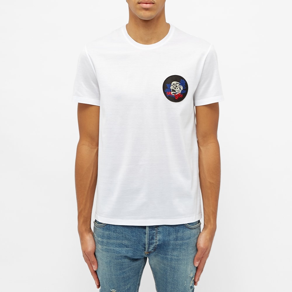 Alexander McQueen Skull Badge Tee - 3