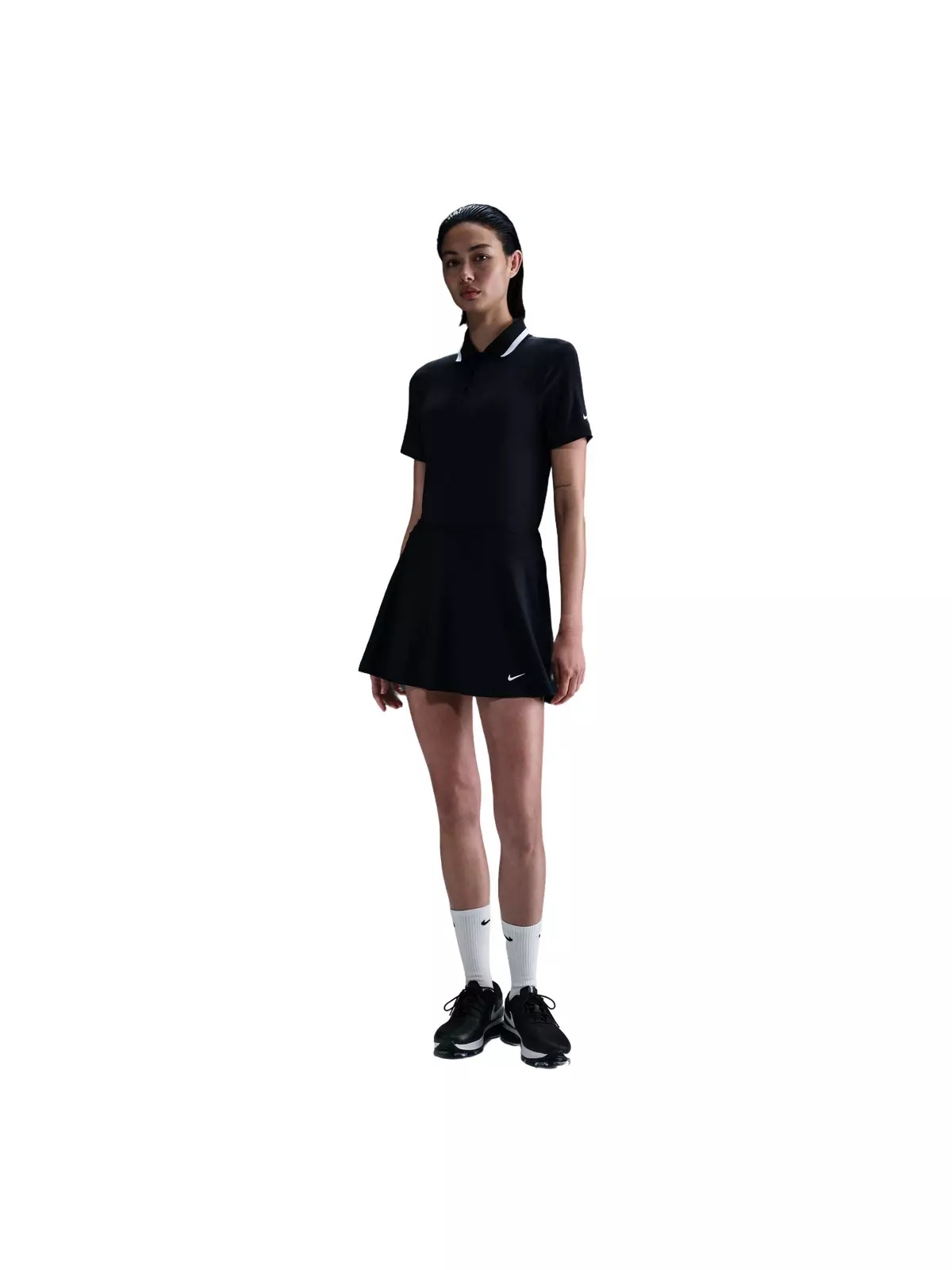 Women's Tour Dri-FIT Flouncy Golf Skirt -Black - 4