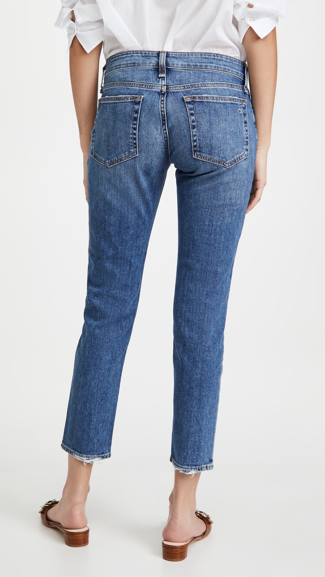 Dre Low Rise Slim Boyfriend Jeans - 3