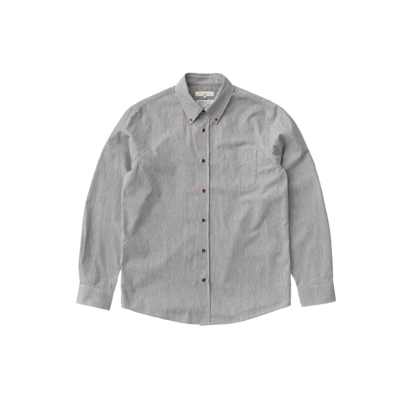 John Button Down Shirt Bluemelange - 8
