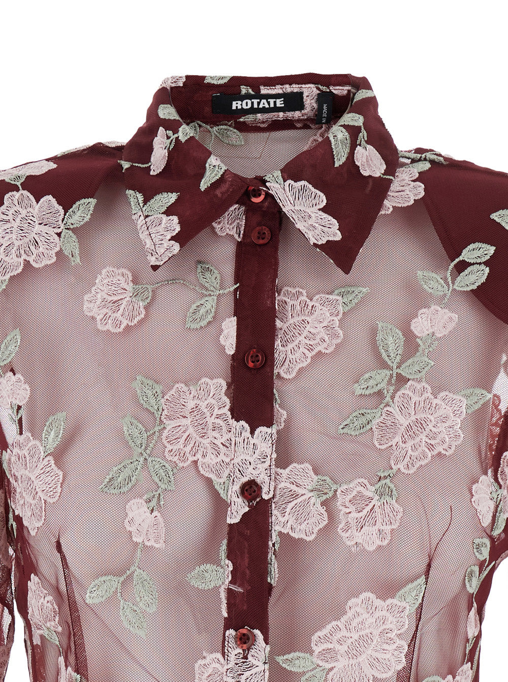 Rotate Women Mesh Fitted Shirt - 3