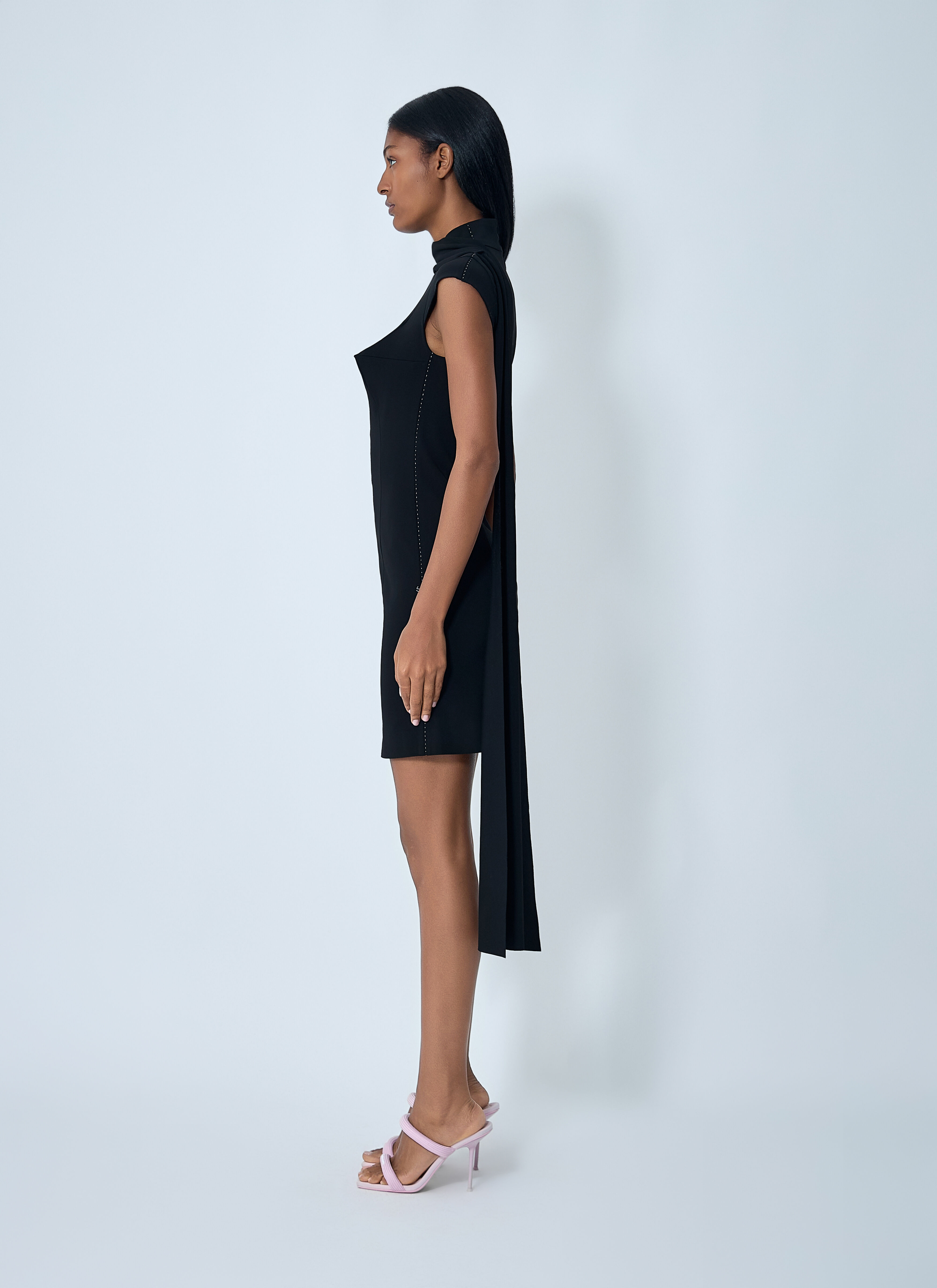 Viscose Mini Dress - 3
