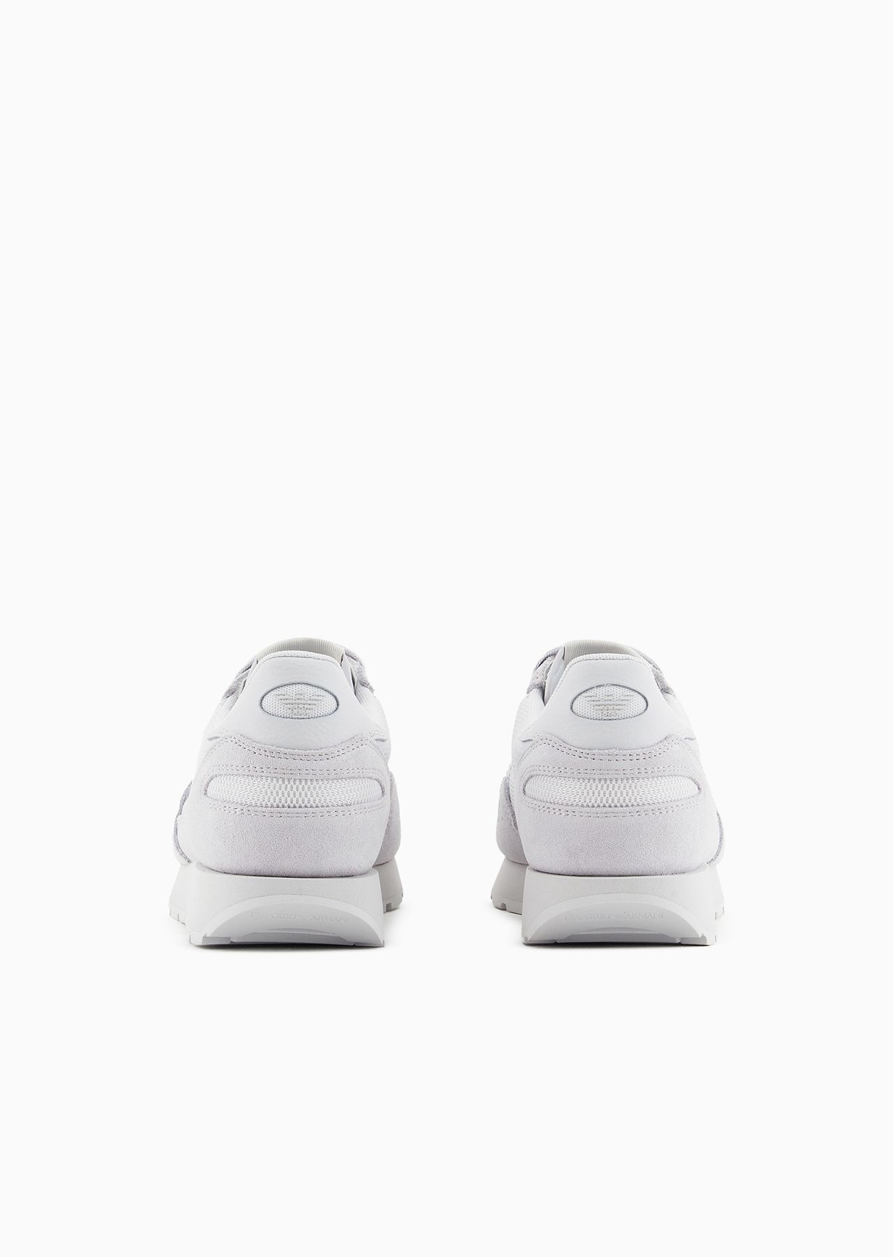 Mesh sneakers with suede details and eagle patch - 7