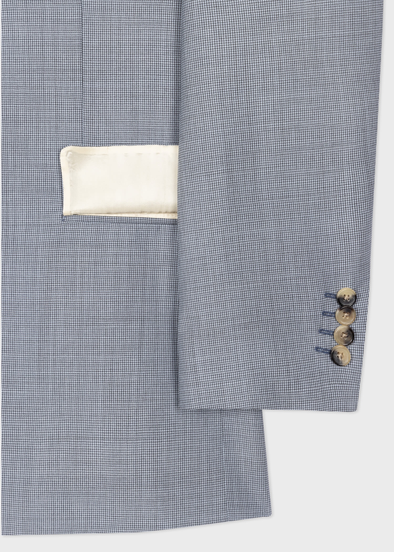 Micro Houndstooth Wool-Mohair Suit - 4
