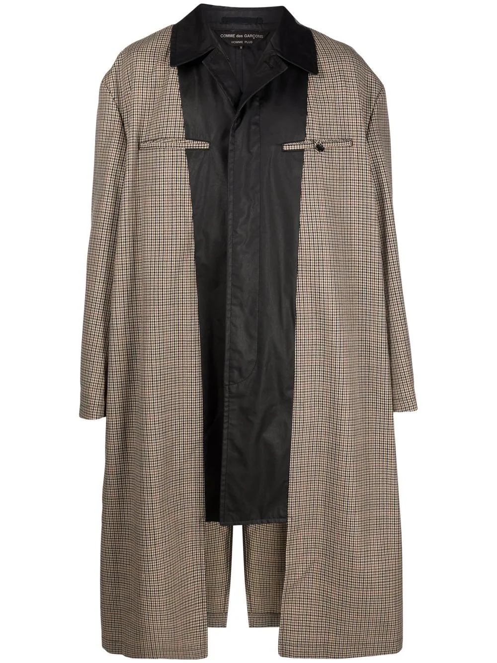 cotton twill deconstructed coat - 1