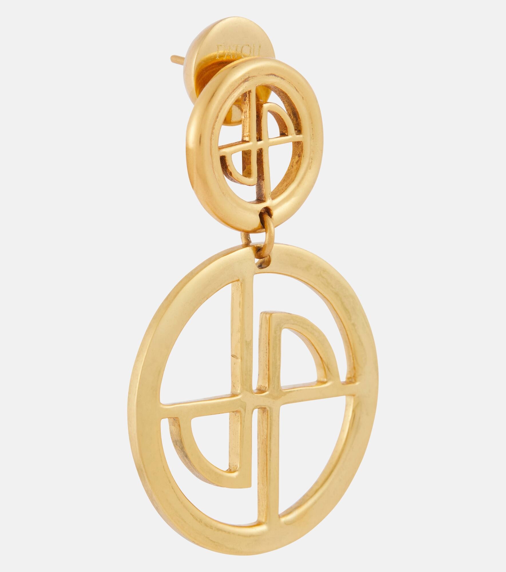 Logo drop earrings - 2