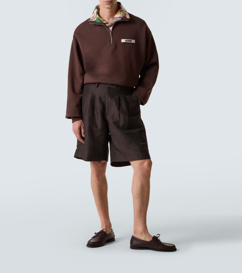 JACQUEMUS Gros Grain cotton fleece sweatshirt outlook