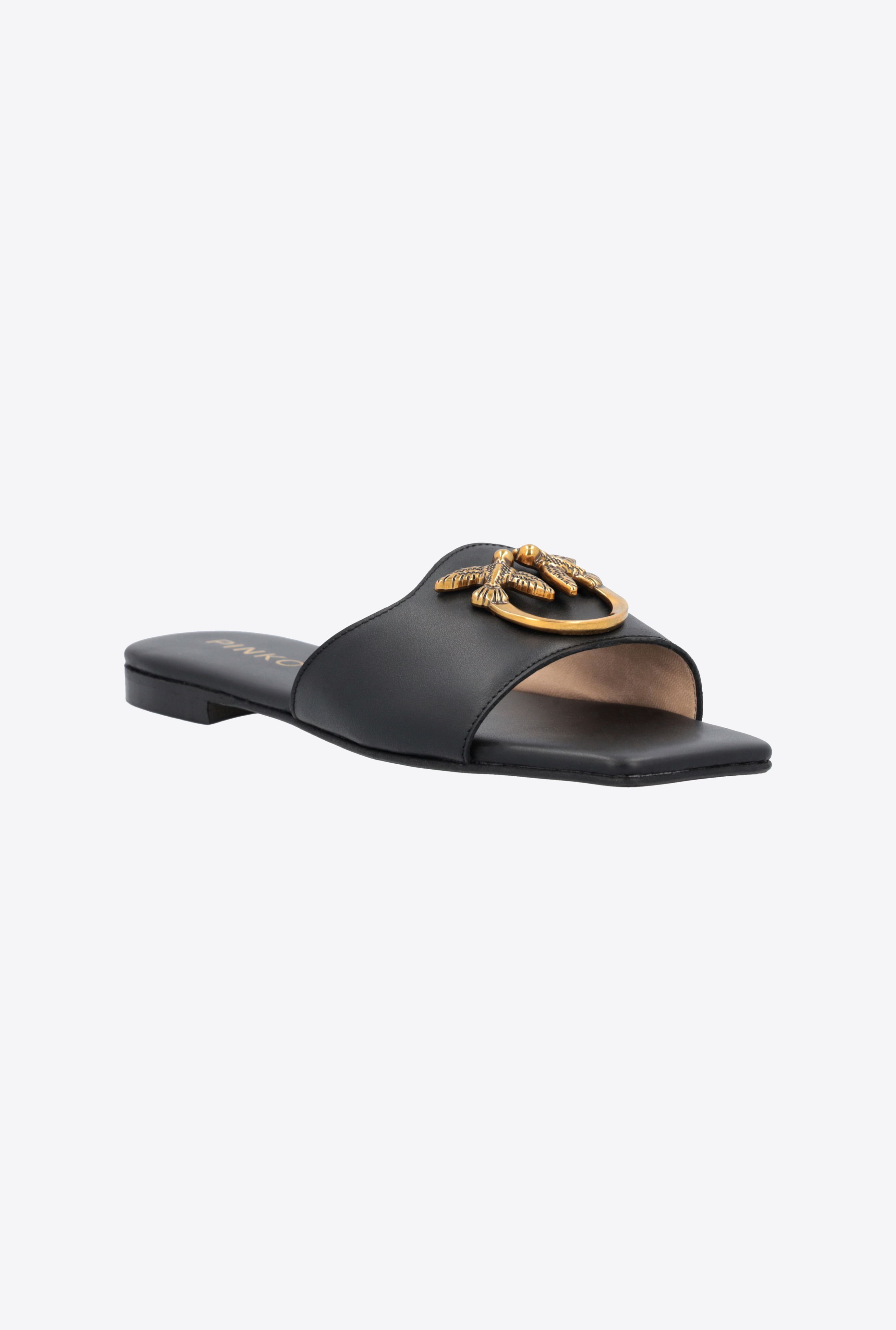 FLAT LEATHER SLIP-ONS - 2