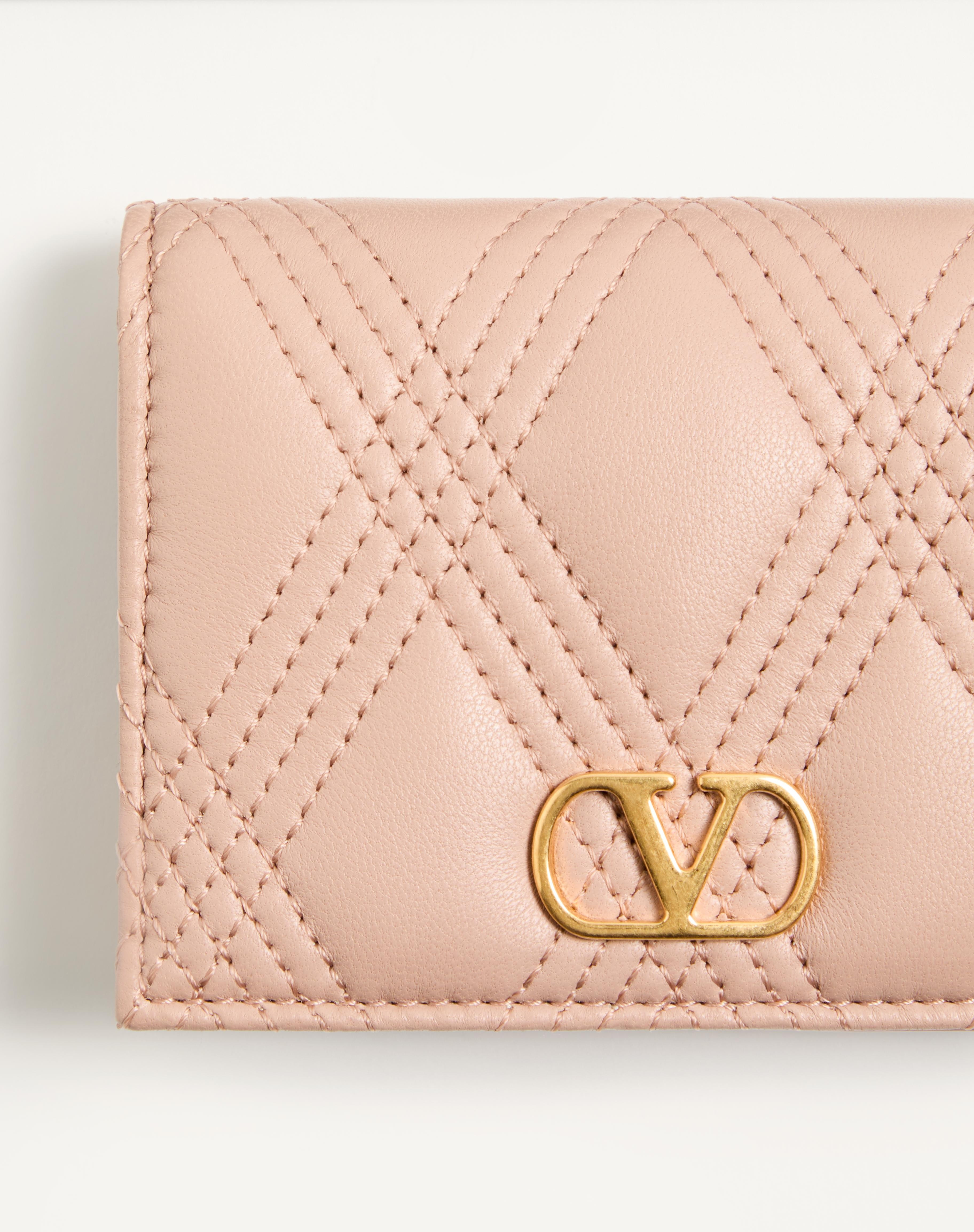 VALENTINO GARAVANI QUILTIE 67 WALLET IN QUILTED NAPPA LEATHER - 2