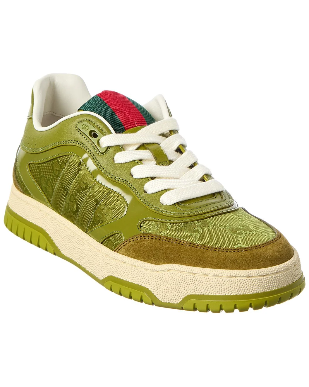Gucci Re-Web GG Canvas & Leather Sneaker - 1