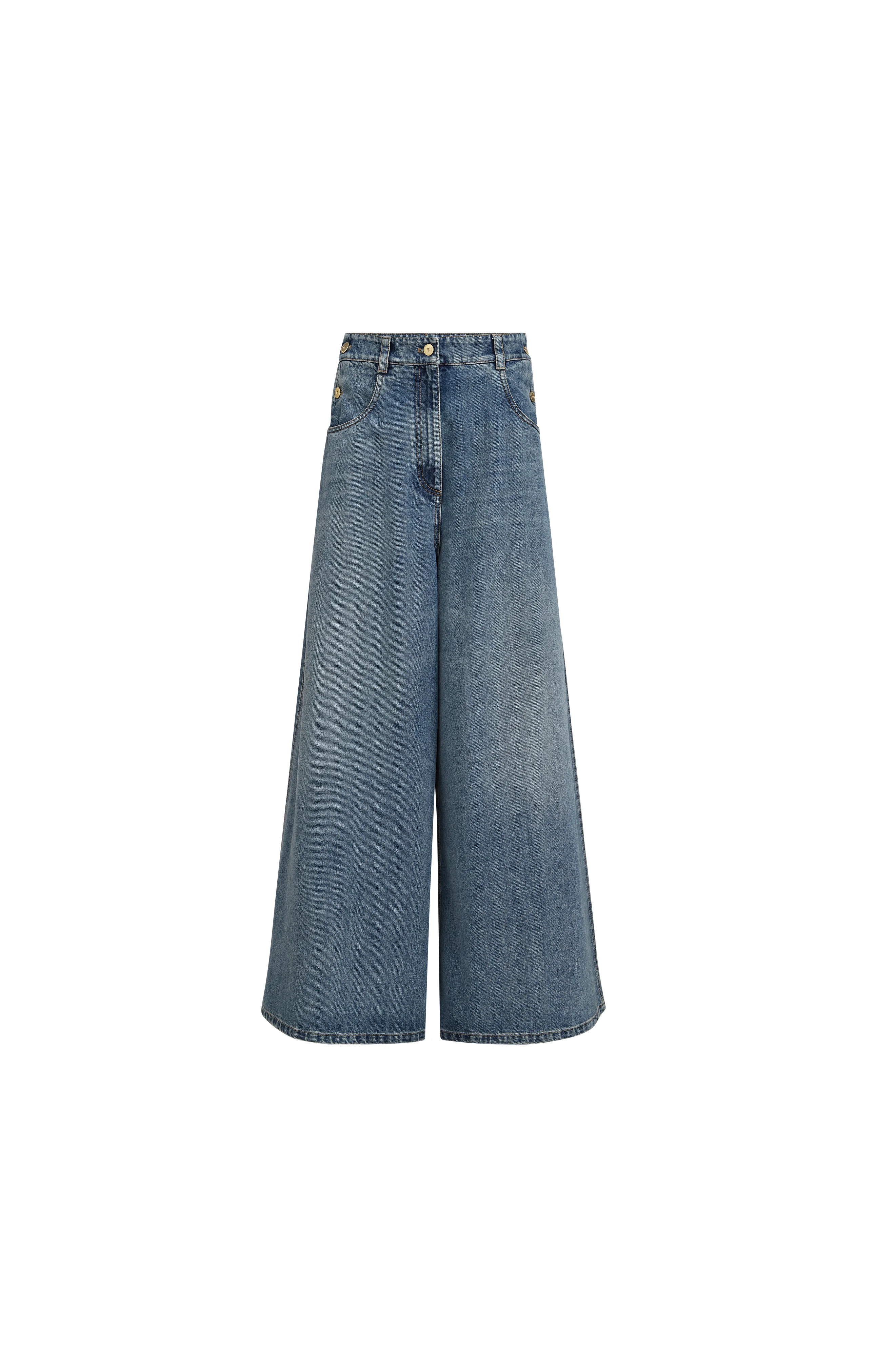 Brunello Cucinelli Maxi trousers in Denim at Nordstrom - 1