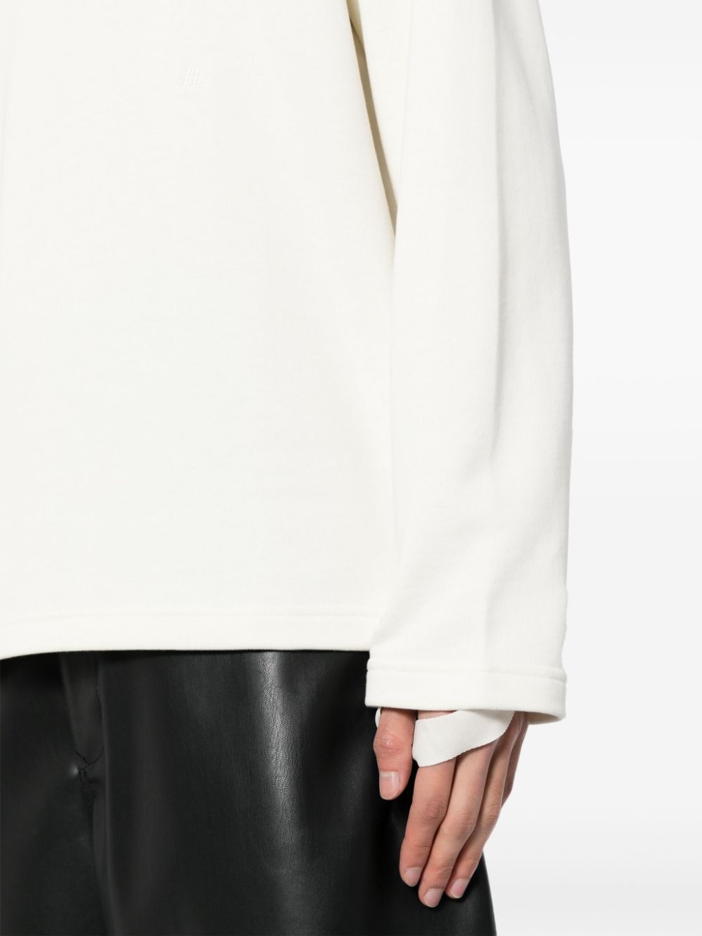 crew-neck cotton jumper - 6