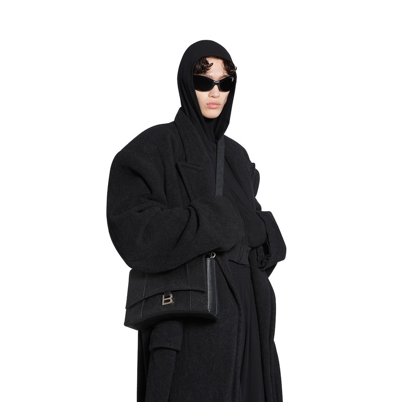 BALENCIAGA Men's Downtown Men Messenger Bag  in Black outlook