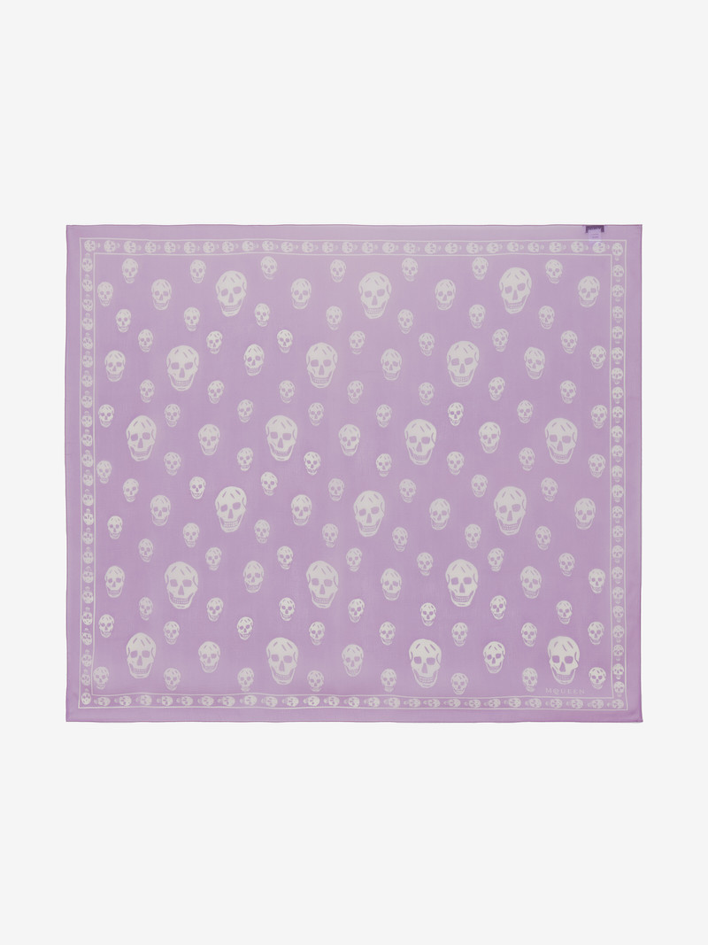 Alexander McQueen Classic Skull Foulard outlook