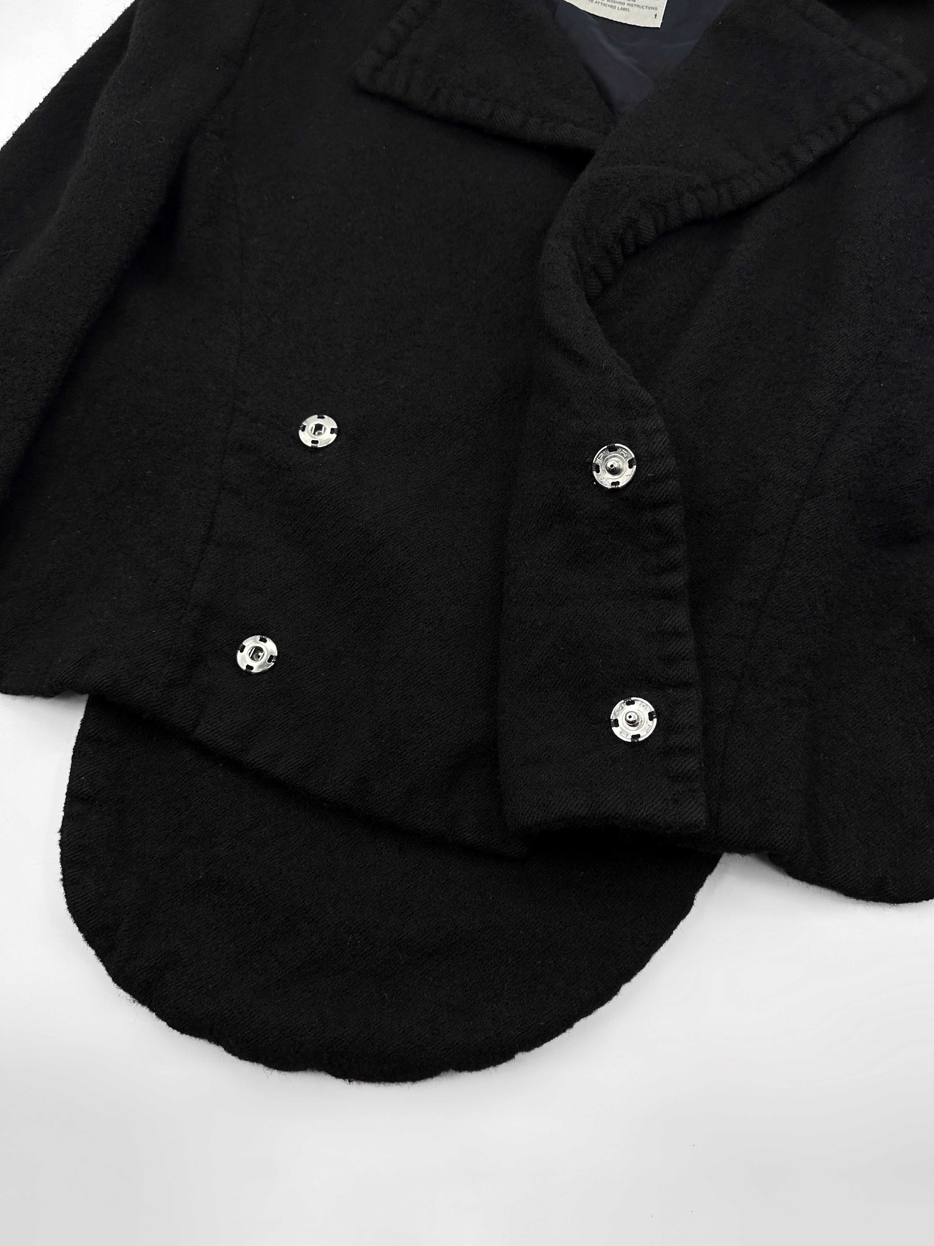 Yohji Yamamoto Fall 2006 Runway Oversized Wool Cropped Jacket 1 - 10